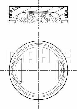 MAHLE 738 PI 40065 000 - Поршень autocars.com.ua