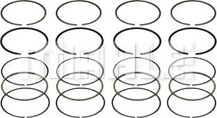 MAHLE A0180350 - Комплект поршневих кілець autocars.com.ua