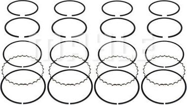 MAHLE A0590309 - Комплект поршневих кілець autocars.com.ua