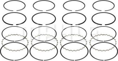 MAHLE A0590499 - Комплект поршневих кілець autocars.com.ua