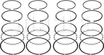 MAHLE A0700679 - Комплект поршневих кілець autocars.com.ua