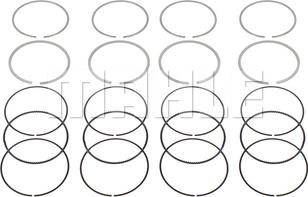 MAHLE A0701050 - Комплект поршневих кілець autocars.com.ua