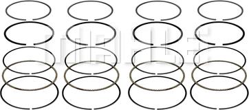 MAHLE A251020 - Комплект поршневих кілець autocars.com.ua