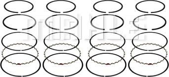 MAHLE A25189 - Комплект поршневих кілець autocars.com.ua