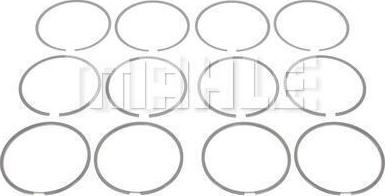 MAHLE A25779 - Комплект поршневих кілець autocars.com.ua