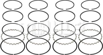 MAHLE A59109 - Комплект поршневих кілець autocars.com.ua
