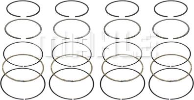 MAHLE A70889 - Комплект поршневих кілець autocars.com.ua