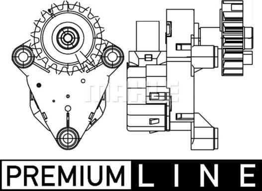 MAHLE AA 57 000P - Регулювальний елемент, змішувальний клапан autocars.com.ua