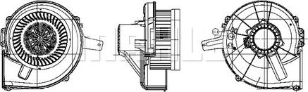 MAHLE AB 19 000P - Вентилятор салону autocars.com.ua