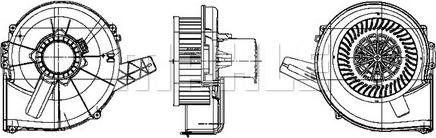 MAHLE AB 20 000P - Вентилятор салону autocars.com.ua