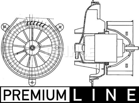 MAHLE AB 269 000P - Вентилятор салона avtokuzovplus.com.ua
