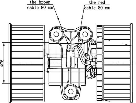 MAHLE AB 81 000S - Вентилятор салону autocars.com.ua