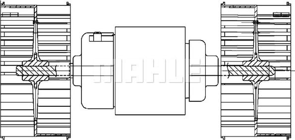 MAHLE AB 87 000P - Вентилятор салону autocars.com.ua