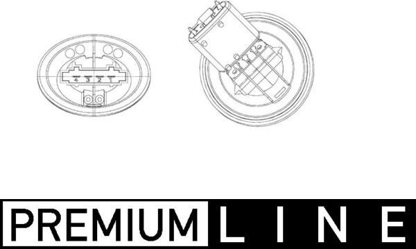 MAHLE ABR 39 000P - Опір, реле, вентилятор салону autocars.com.ua