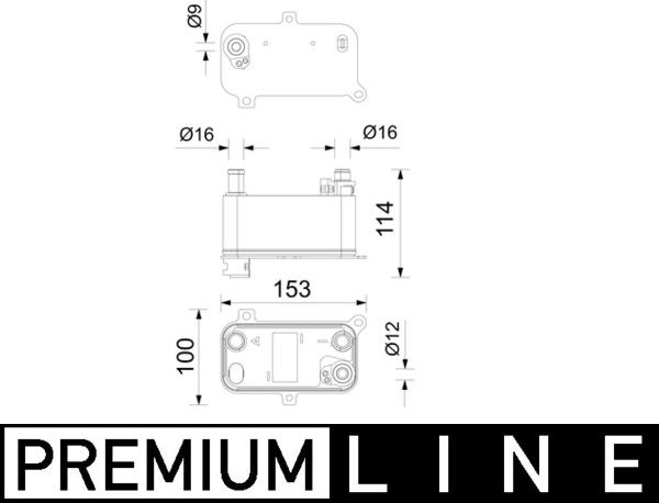 MAHLE AC 1199 000P - Конденсатор, кондиціонер autocars.com.ua
