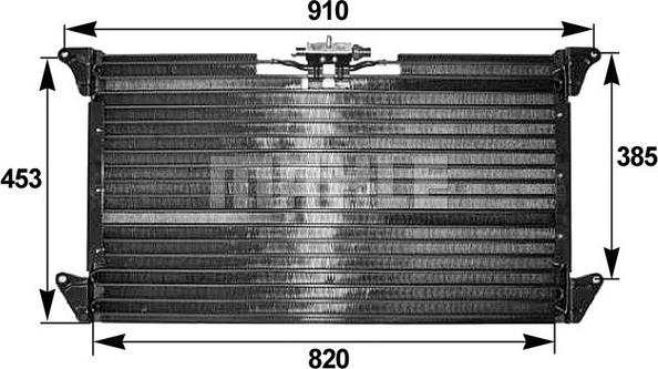 MAHLE AC 289 000S - Конденсатор, кондиціонер autocars.com.ua