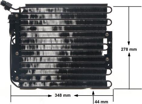 MAHLE AC 316 000S - Конденсатор, кондиціонер autocars.com.ua