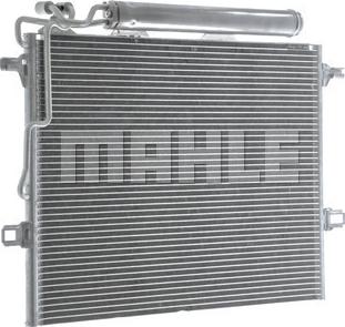 MAHLE AC 318 000P - Конденсатор, кондиціонер autocars.com.ua