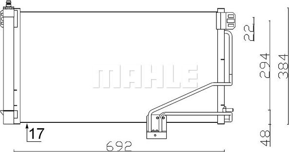 MAHLE AC 347 001S - 0 autocars.com.ua