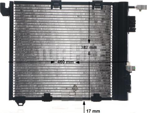 MAHLE AC 349 000S - Конденсатор, кондиціонер autocars.com.ua