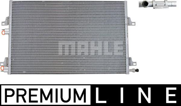 MAHLE AC 355 000P - Конденсатор, кондиціонер autocars.com.ua