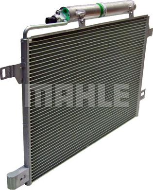 MAHLE AC 369 000P - Конденсатор, кондиціонер autocars.com.ua