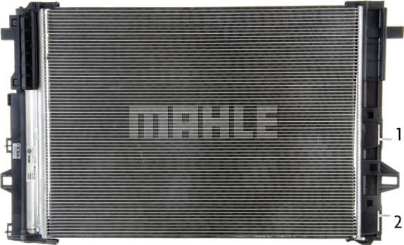 MAHLE AC 446 000P - Конденсатор, кондиціонер autocars.com.ua