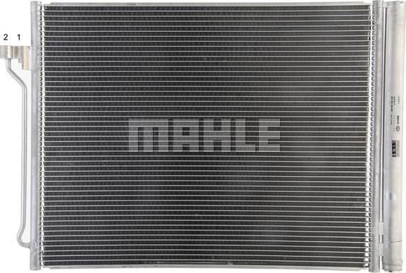 MAHLE AC 463 000P - Конденсатор кондиционера avtokuzovplus.com.ua