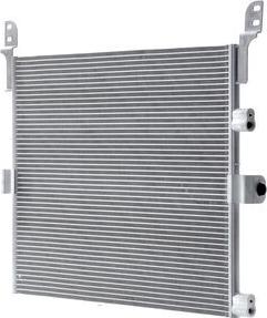 MAHLE AC 673 000P - Конденсатор, кондиціонер autocars.com.ua