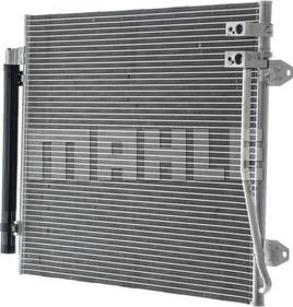 MAHLE AC 734 000P - Конденсатор, кондиціонер autocars.com.ua