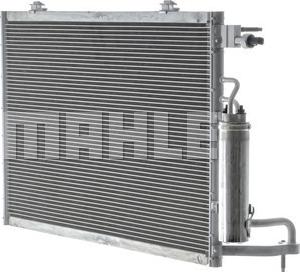 MAHLE AC 749 000P - Конденсатор, кондиціонер autocars.com.ua