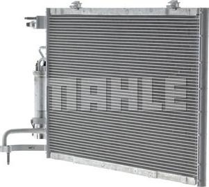 MAHLE AC 749 000P - Конденсатор, кондиціонер autocars.com.ua