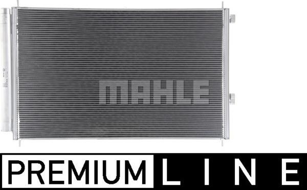 MAHLE AC 798 000P - Конденсатор, кондиціонер autocars.com.ua