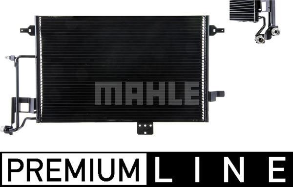 MAHLE AC 822 000P - Конденсатор, кондиціонер autocars.com.ua