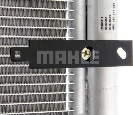 MAHLE AC 835 000P - Конденсатор кондиционера avtokuzovplus.com.ua