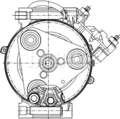 MAHLE ACP 1360 000P - Компресор, кондиціонер autocars.com.ua