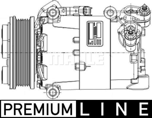 MAHLE ACP 1360 000P - Компресор, кондиціонер autocars.com.ua