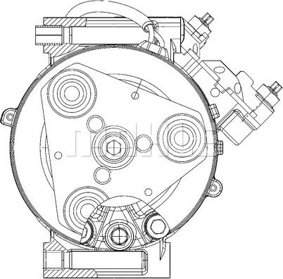 MAHLE ACP 1364 000P - Компресор, кондиціонер autocars.com.ua