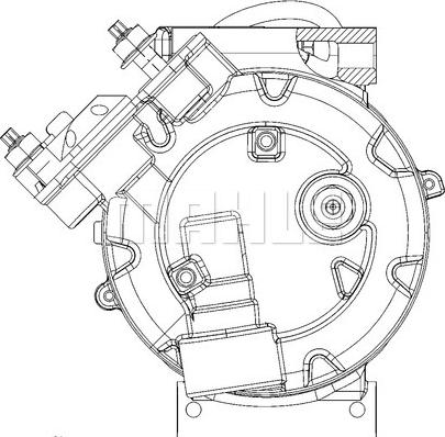 MAHLE ACP 1364 000P - Компресор, кондиціонер autocars.com.ua