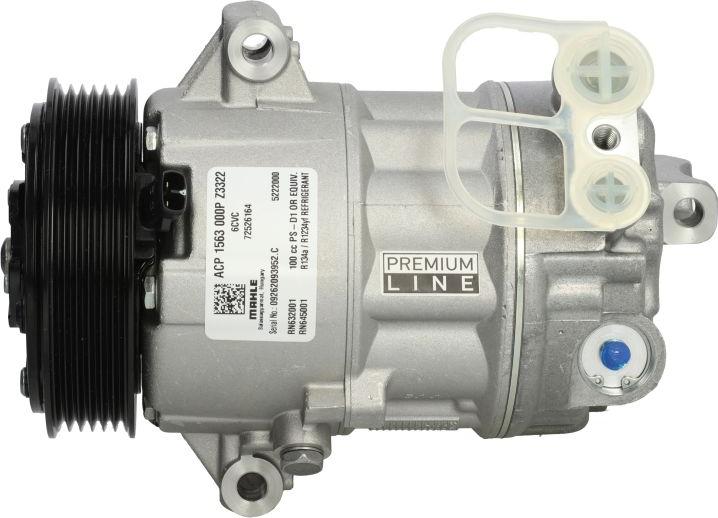 MAHLE ACP 1563 000P - Компресор, кондиціонер autocars.com.ua