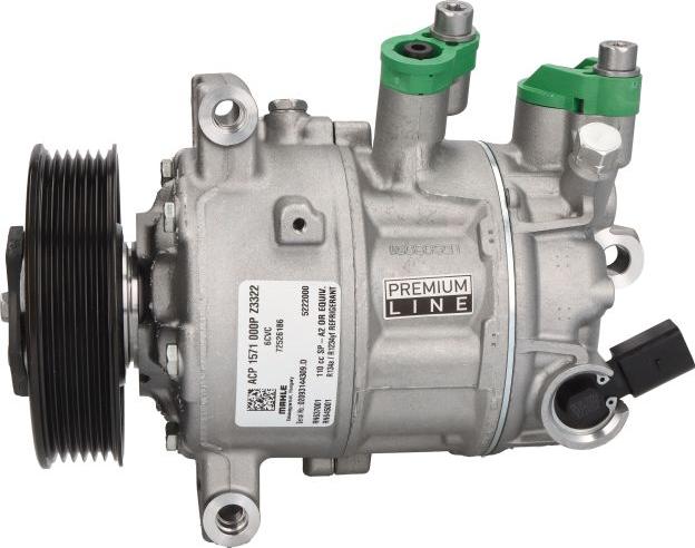 MAHLE ACP 1571 000P - Компресор, кондиціонер autocars.com.ua