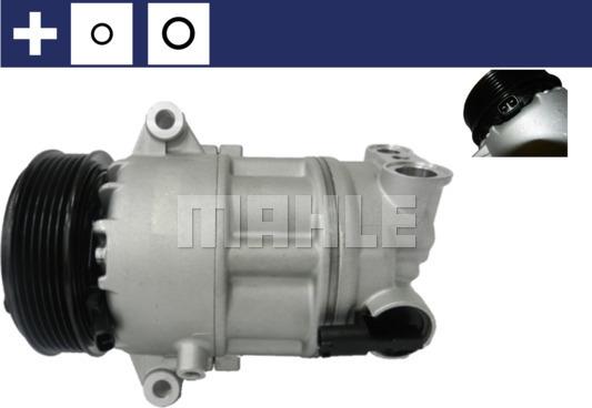 MAHLE ACP 163 000S - Компресор, кондиціонер autocars.com.ua