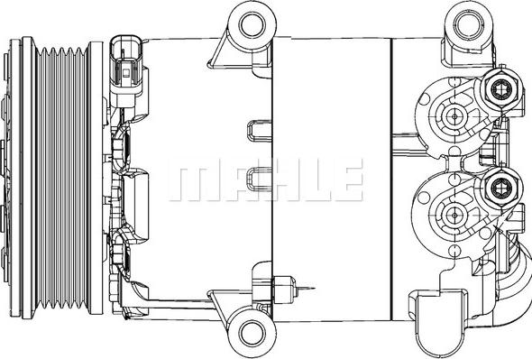 MAHLE ACP 310 000P - Компресор, кондиціонер autocars.com.ua