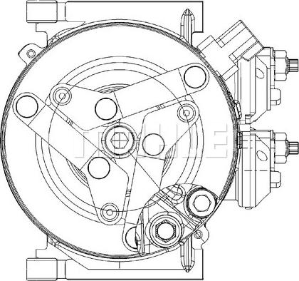 MAHLE ACP 310 000P - Компресор, кондиціонер autocars.com.ua