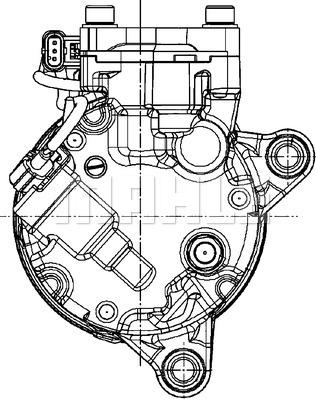 MAHLE ACP 599 000P - Компресор, кондиціонер autocars.com.ua