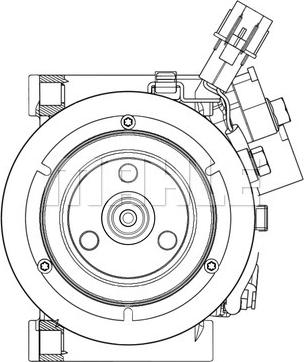 MAHLE ACP 629 000P - Компресор, кондиціонер autocars.com.ua