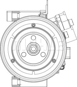 MAHLE ACP 630 000P - Компресор, кондиціонер autocars.com.ua