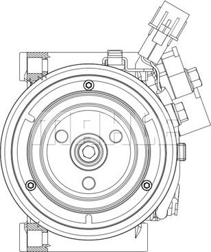 MAHLE ACP 632 000P - Компресор, кондиціонер autocars.com.ua