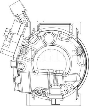 MAHLE ACP 632 000P - Компресор, кондиціонер autocars.com.ua