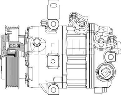 MAHLE ACP 634 000P - Компресор, кондиціонер autocars.com.ua